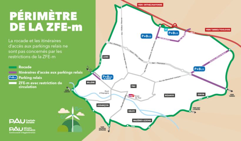 Le périmètre de la Zone à Faibles Emissions